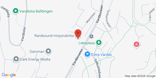 Kart som viser hvor arrangementet foregår