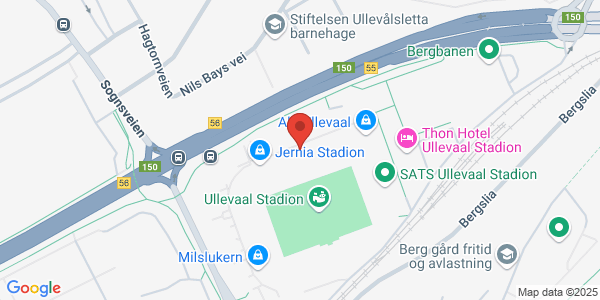 Map displaying event location