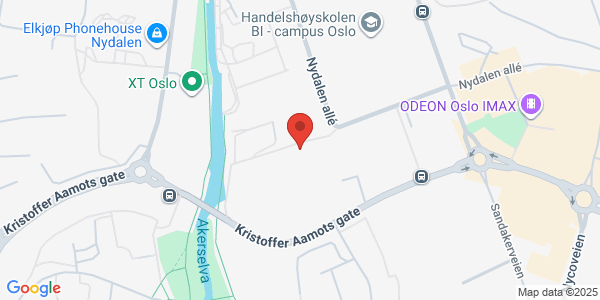 Map displaying event location