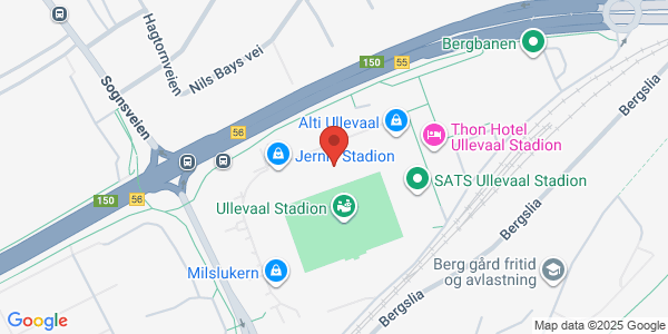 Map displaying event location