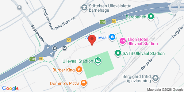 Map displaying event location