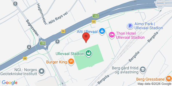 Kart som viser hvor arrangementet foregår