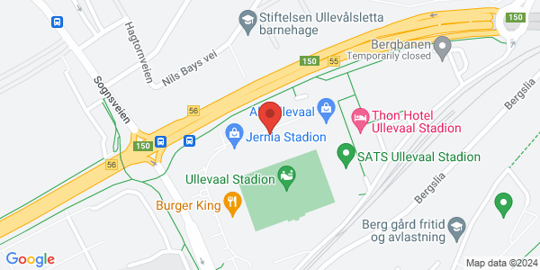 Map displaying event location