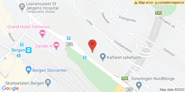 Map displaying event location