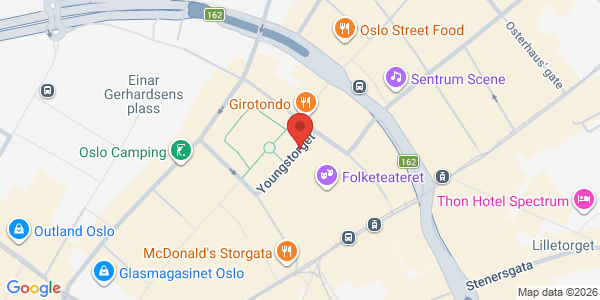 Map displaying event location