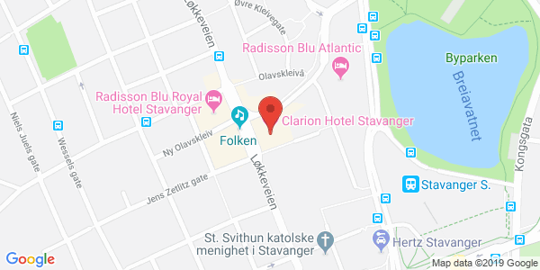 Map displaying event location