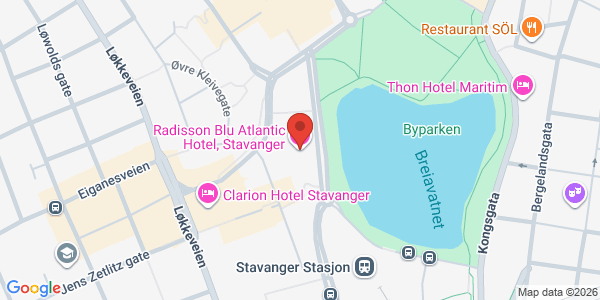 Map displaying event location