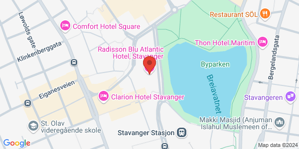 Map displaying event location