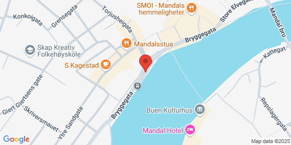 Map displaying event location