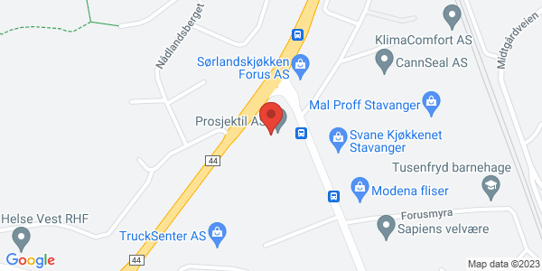 Map displaying event location