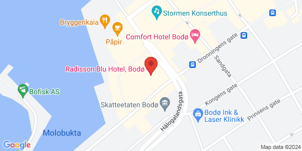 Map displaying event location