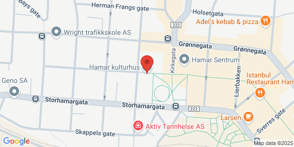 Map displaying event location