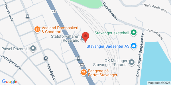 Map displaying event location