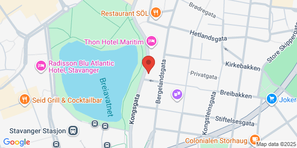 Map displaying event location