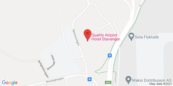 Kart som viser hvor arrangementet foregår