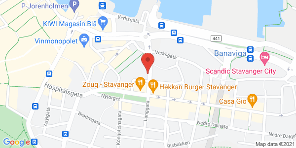 Map displaying event location