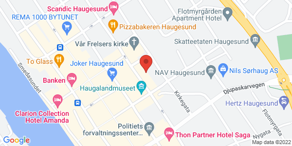 Map displaying event location