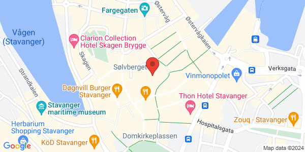 Kart som viser hvor arrangementet foregår