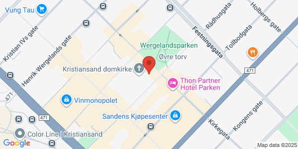 Map displaying event location