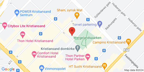 Map displaying event location
