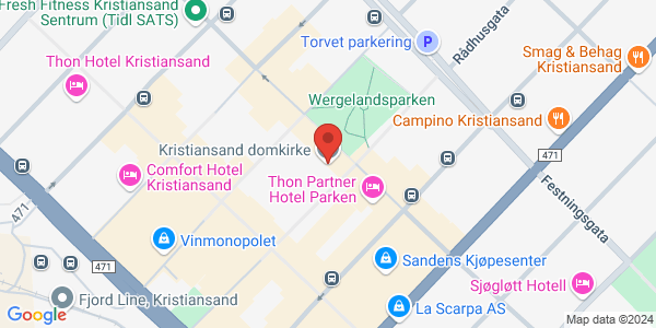 Map displaying event location