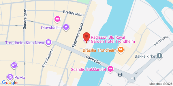 Map displaying event location