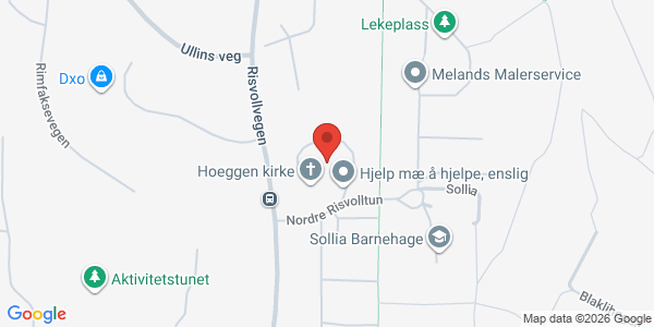 Kart som viser hvor arrangementet foregår