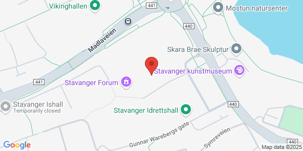 Map displaying event location