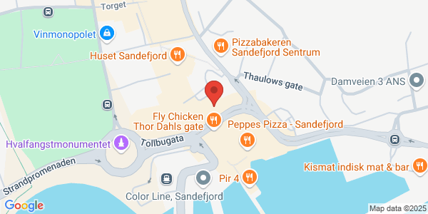 Map displaying event location