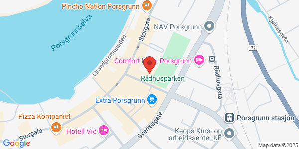 Map displaying event location