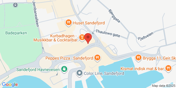 Map displaying event location