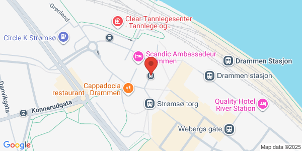 Map displaying event location