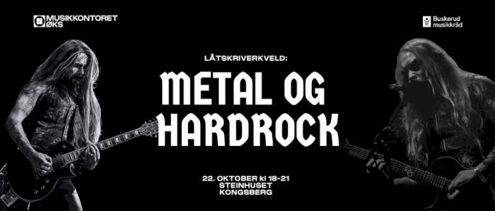 Låtskriverkveld: Metal og hardrock