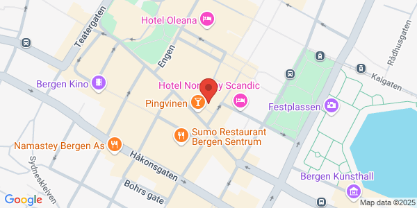 Map displaying event location
