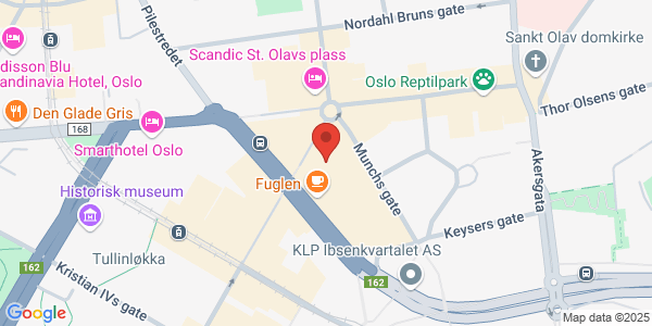 Kart som viser hvor arrangementet foregår
