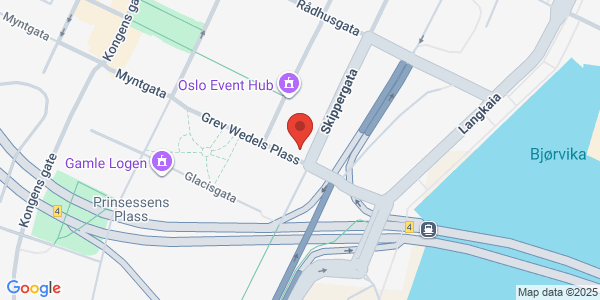 Map displaying event location