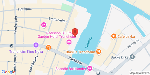 Map displaying event location