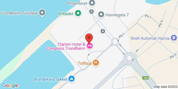 Map displaying event location
