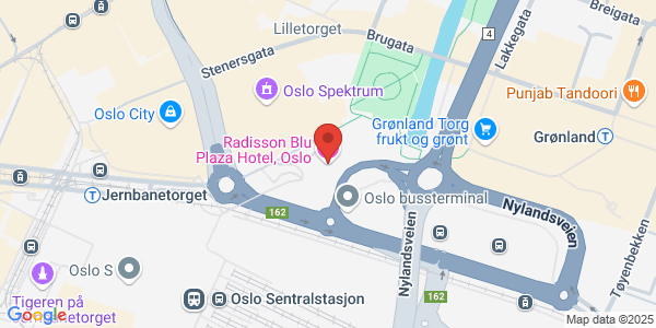 Map displaying event location