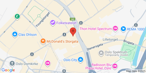 Map displaying event location