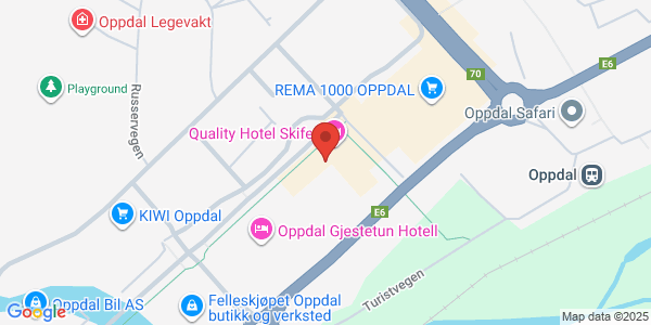 Map displaying event location