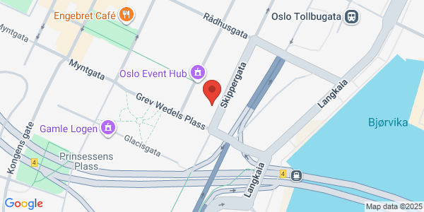 Map displaying event location