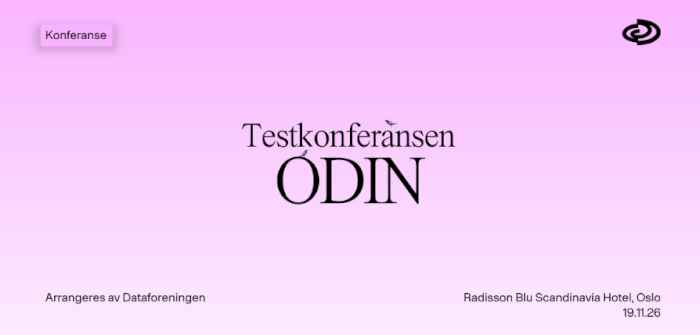 Partner påmelding, Testkonferansen ODIN 2026