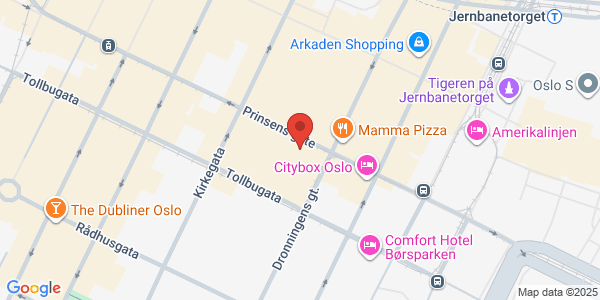 Map displaying event location