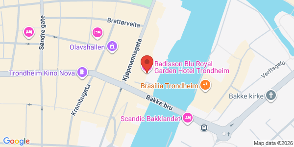 Map displaying event location