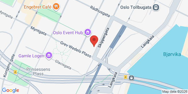 Map displaying event location