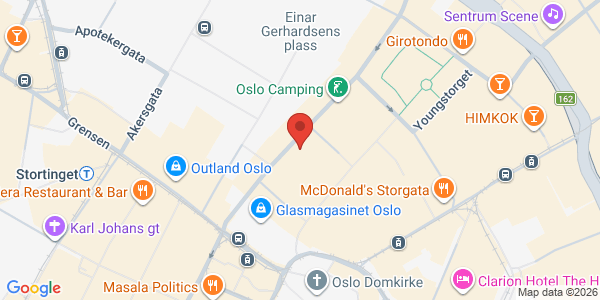 Map displaying event location