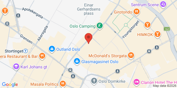 Map displaying event location