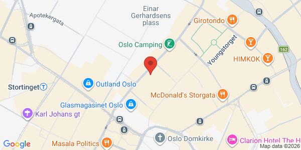 Map displaying event location