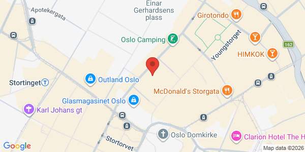 Map displaying event location